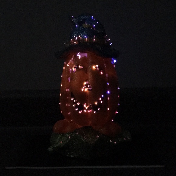 Decorative Lighted Pumpkin Accent 3 pc. NEW - Picture 8 of 16